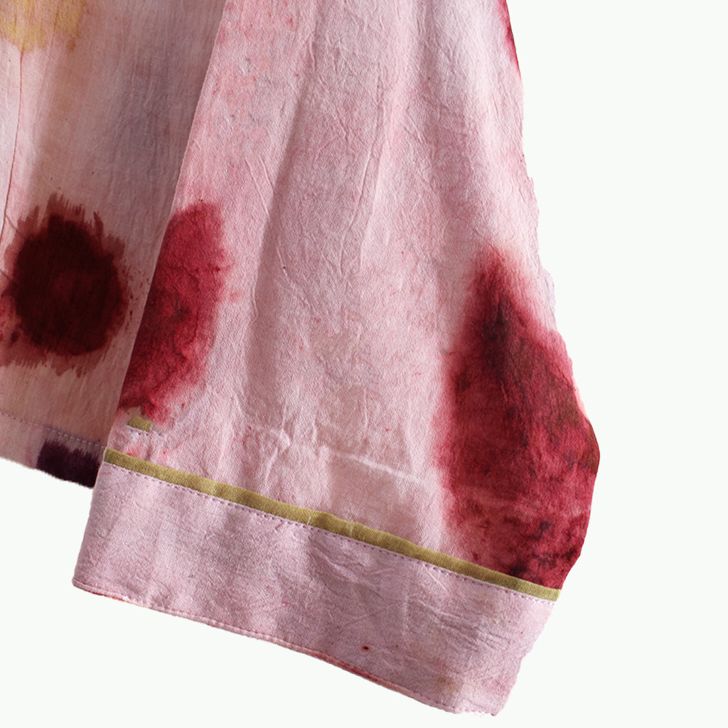 Bageeya "Tumm Tumm" Khadi Organic Cotton Blouse | Crafted with Ayurvedic Herbs