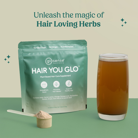 Glosense Hair You Glo - Your Anti-Hair Fall Solution for Healthy & Stronger Hair - 120 Grams
