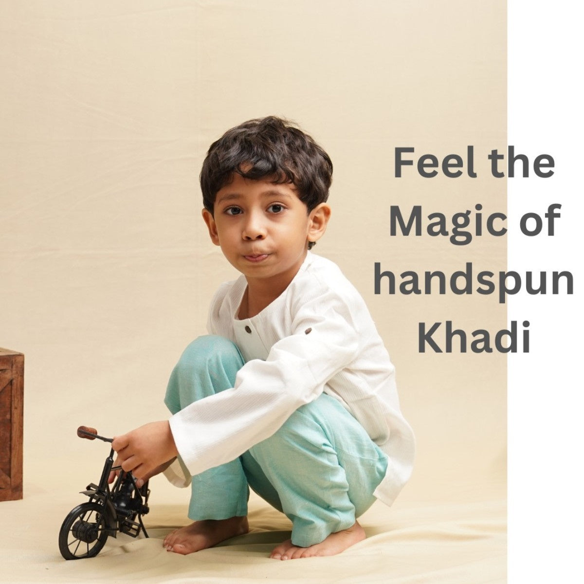 Nature Wear Khadi Cotton Pants' - Boys' Cotton Trousers