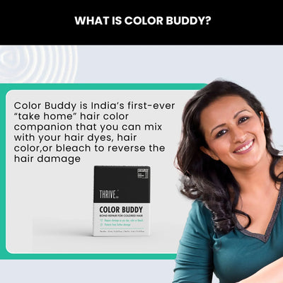 ThriveCo Color Buddy Bond Repair for Colored Hair | All round solution for damaged hair | Pack Of 3