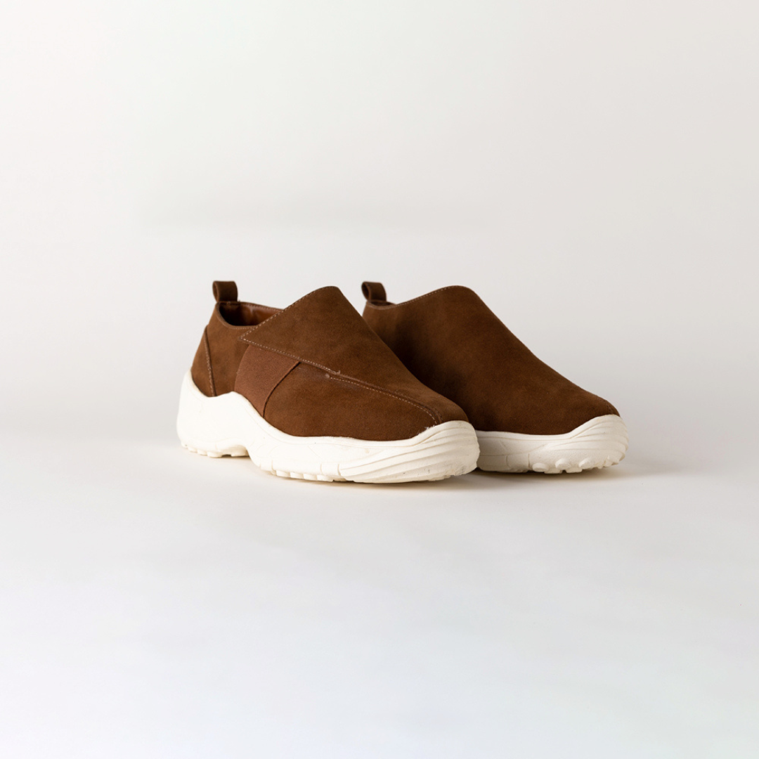 Monkstory Bold Smart Casual Comfy Sneakers - Brown