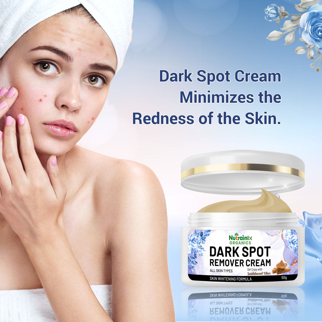 Nutrainix Organics Dark Spot Corrector & Brightening Cream for Even, Glowing Skin - 50 gm