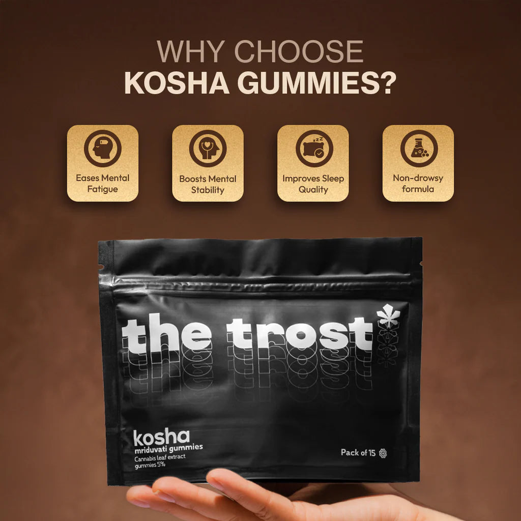 The Trost Kosha Gummies (Mriduvati) - Cola Flavor - 5% Extract