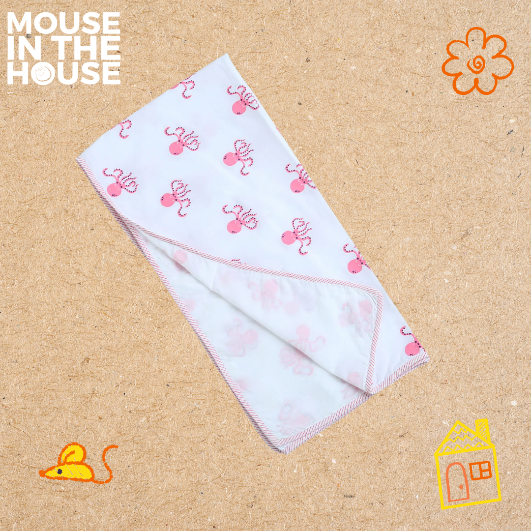 Mouse In The House Hearty Octopus -Swaddle