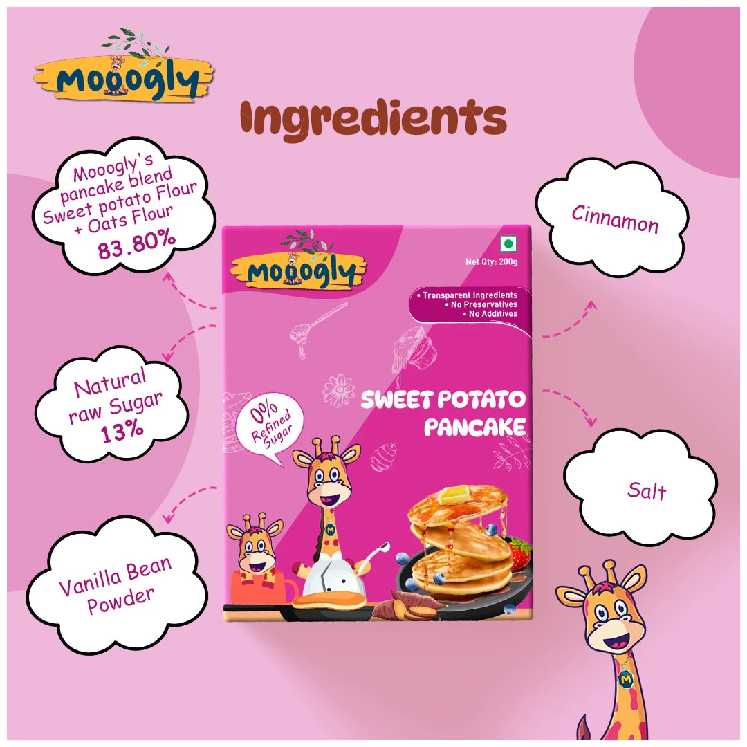 Mooogly Sweet Potato Pancake - 200 grams
