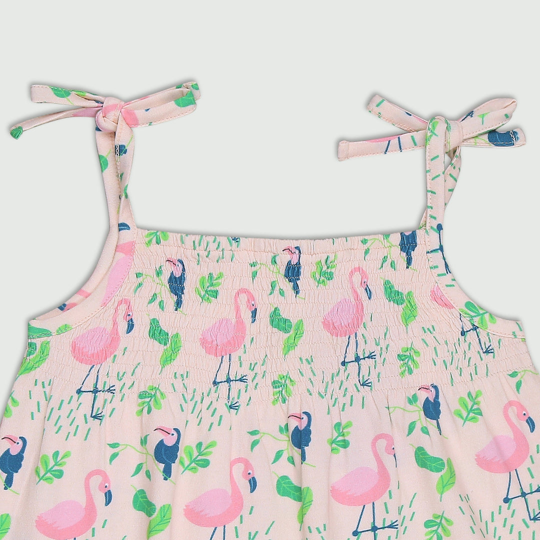 Ola! Otter Smocked Jumpsuit