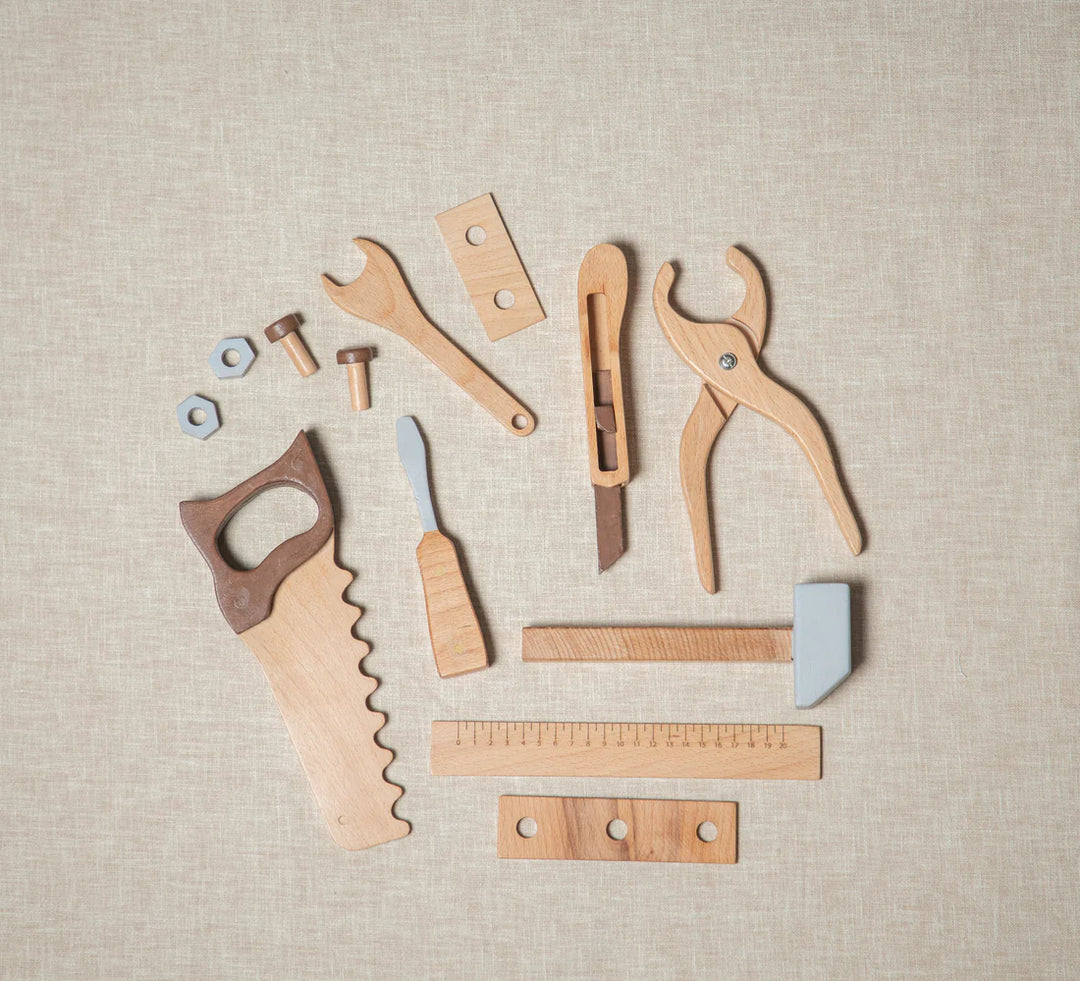BIRCH & BUG Tool PlaySet - 13 Pieces