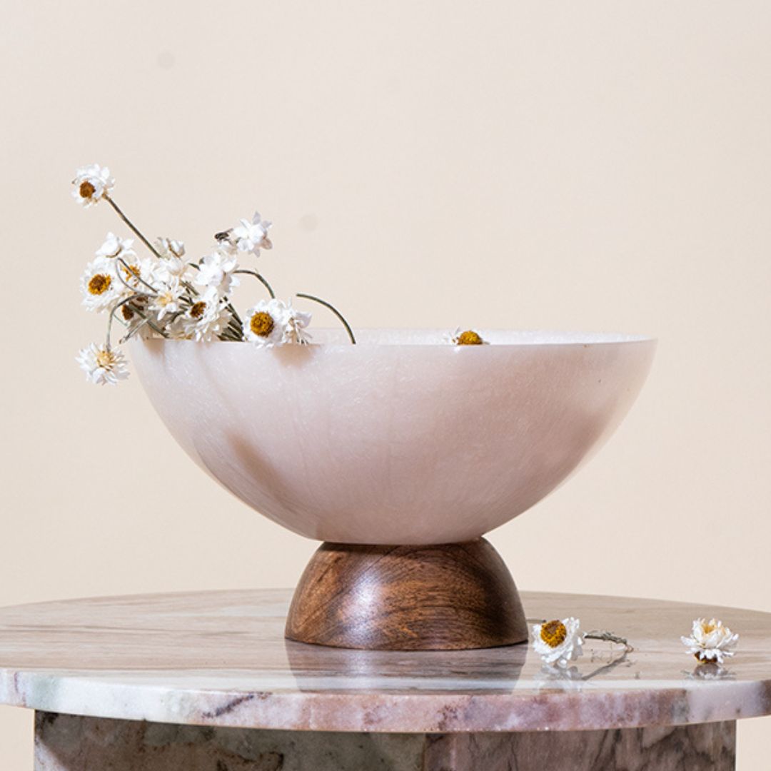 Muun Home Natural Dried Ammobium Flower Bunch