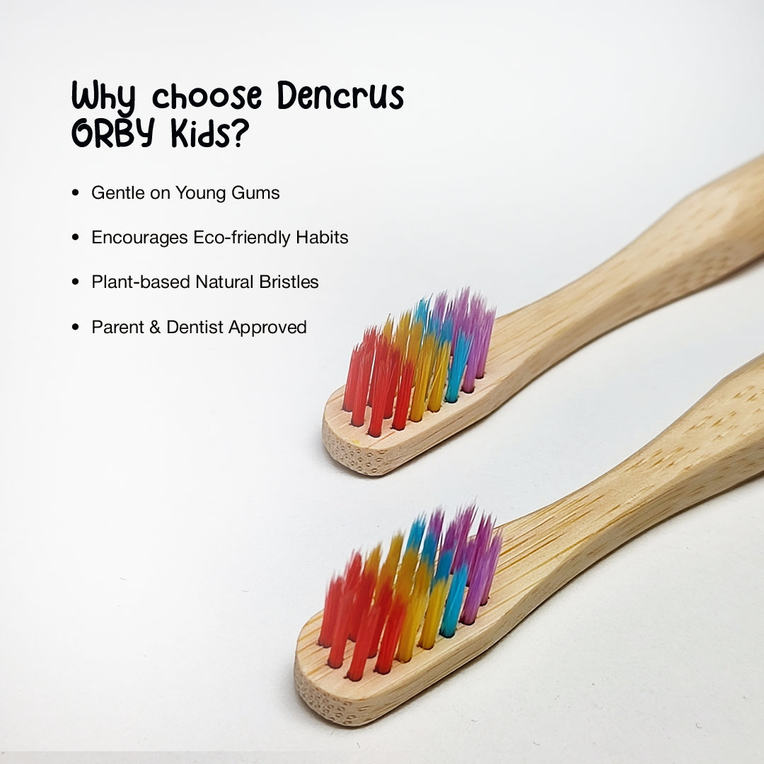 Dencrus Orby Kids Bamboo Toothbrush