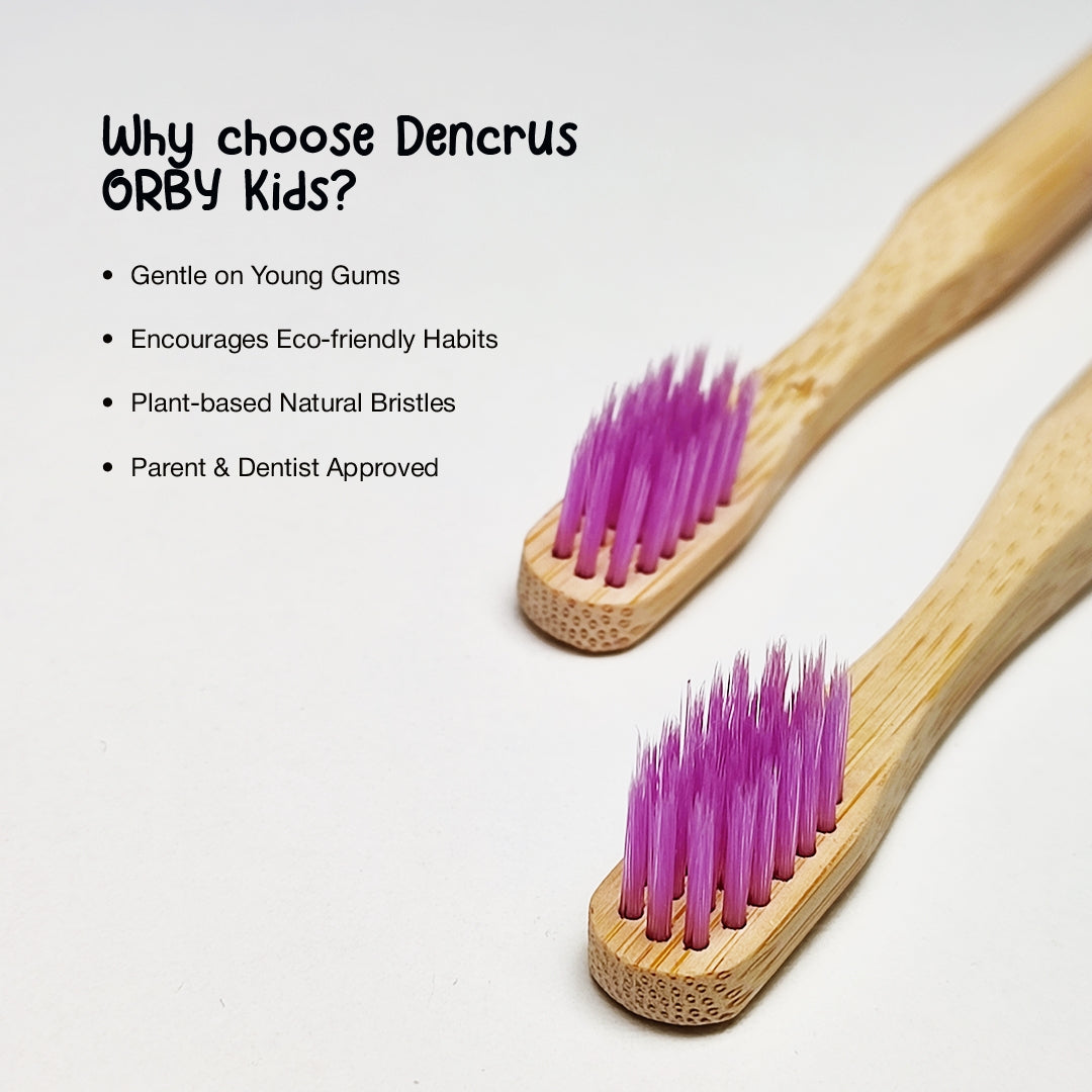 Dencrus Orby Kids Bamboo Toothbrush