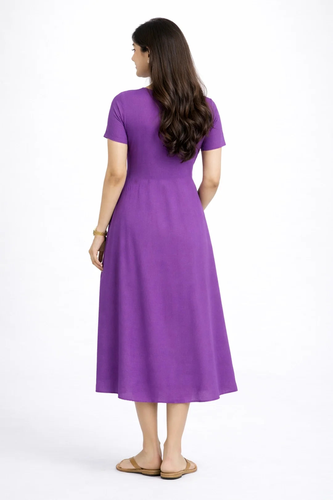 Amethyst Petal Feeding Dress