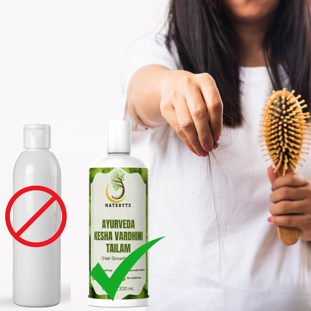 Natsbyte Ayurveda Keshvridhi Tailam (Hair Oil), Hair Regrowth 200 ml