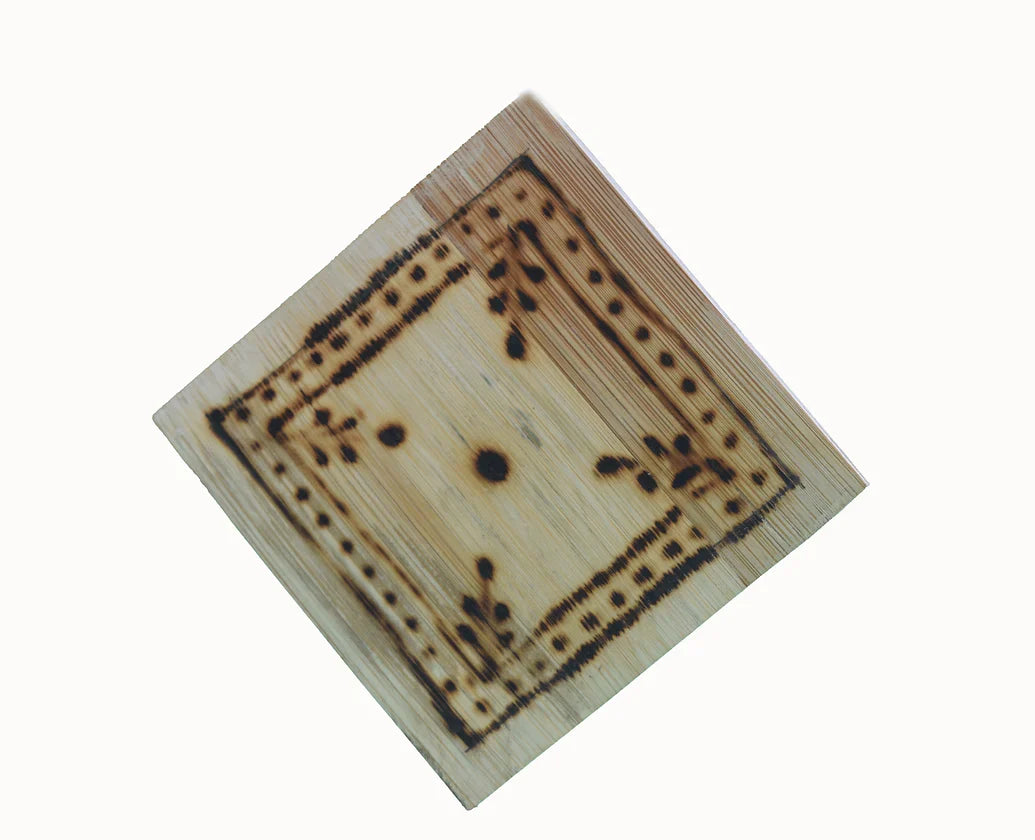 Handmade Bamboo Coasters  - 6 pieces