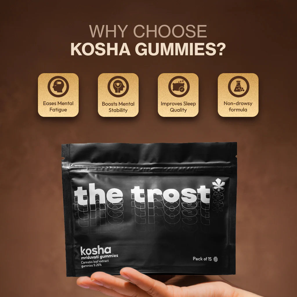 The Trost Kosha Gummies (Mriduvati) - Cola Flavor - 9.26% Extract
