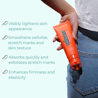 Skinvest Sunny Side Up Sunscreen SPF 50 PA++++ Broad Spectrum For Pigmentation, Dark Spots, Sun Tan and Bomb Bum Body Skin Tightening, Stretch Marks Reducing Cream 100ml