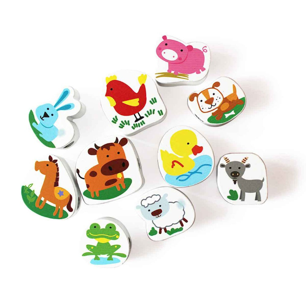 Shumee Farm Lacing Wooden Blocks