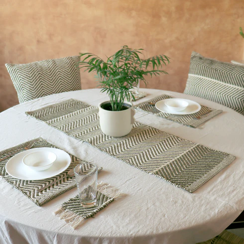 Muun Home Handwoven Reversible Table Runner