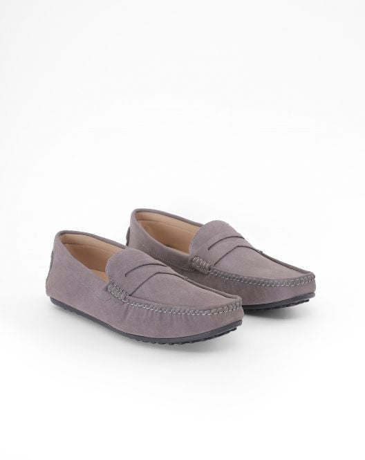 Ethik The Walker Grey Loafers | Vegan Leather