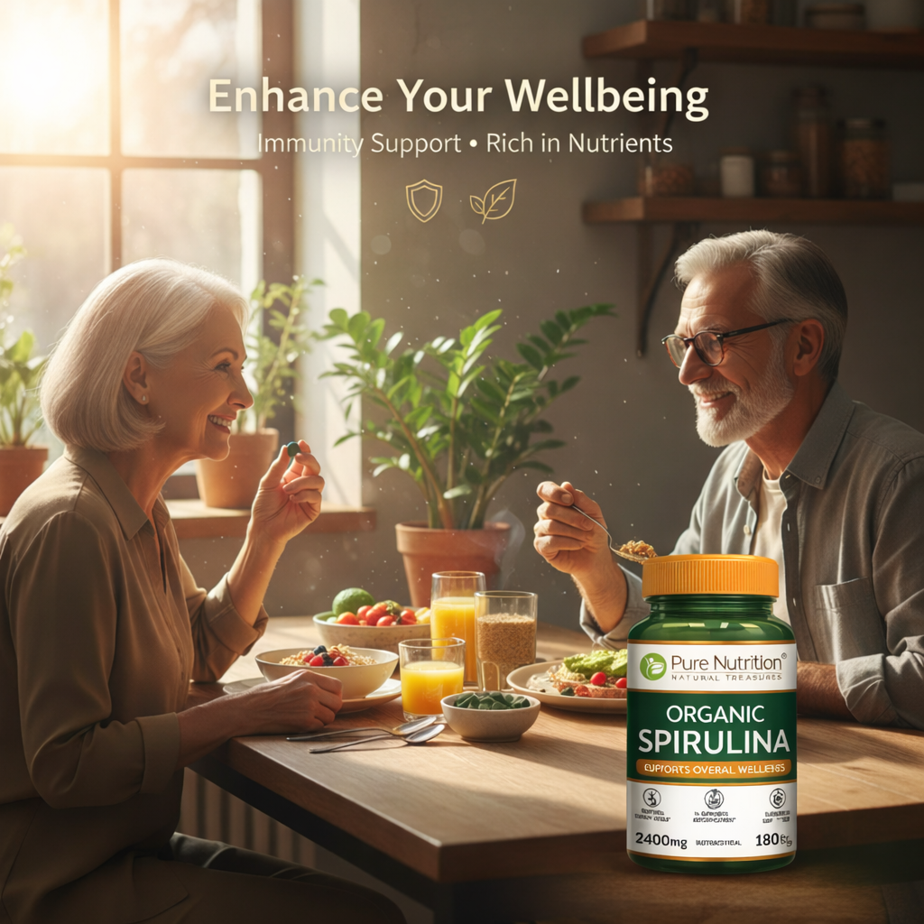 Spirulina Vegetarian Tablets  180 Count | Immunity, Energy & Superfood Nutrition