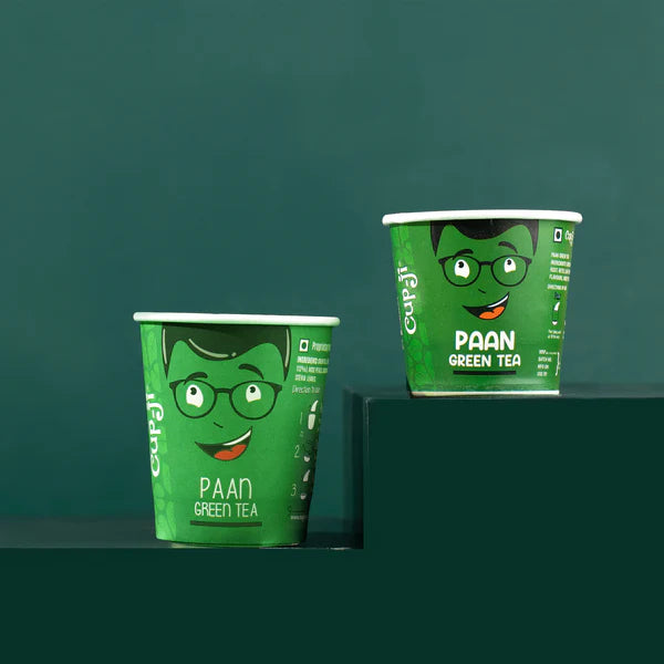 CupJi Paan Green Tea | Pack of 10 Cups