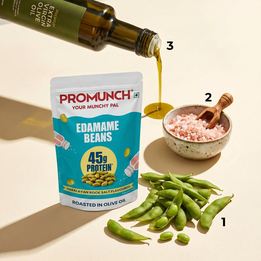 Himalayan Rock Salt Pack of 2 - Roasted Edamame Beans - PROMUNCH