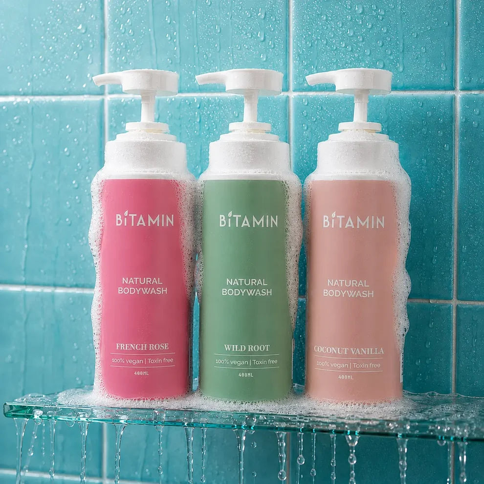 Bitamin Body Wash Pack of 3 (400ml)
