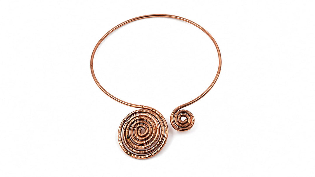 Egyptian designs Pure Copper Necklace for Women | Handmade Ayurvedic Copper Jewelry | Nature Heal