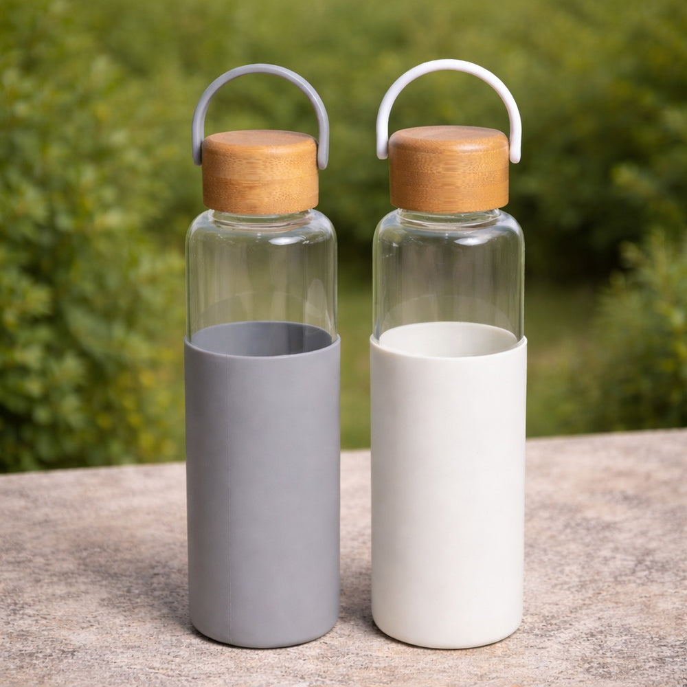 The Bamboo Bae Collapsible BPA-Free Silicone Water Bottle for Travel & Outdoors