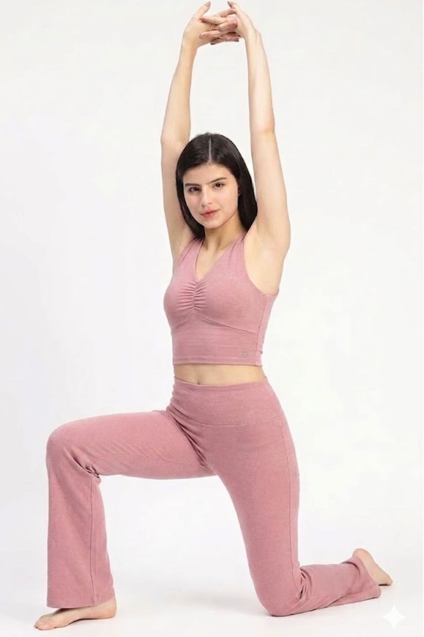 Sienna Pink Flare Pants