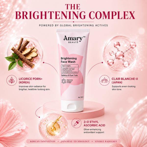 Amary Beaute Advanced Radiance Cleanser | Skin Brightening Face Wash