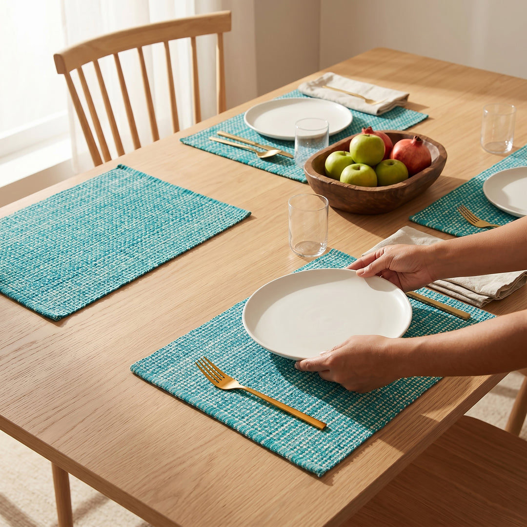 Cotton Woven Placemats Set of 4