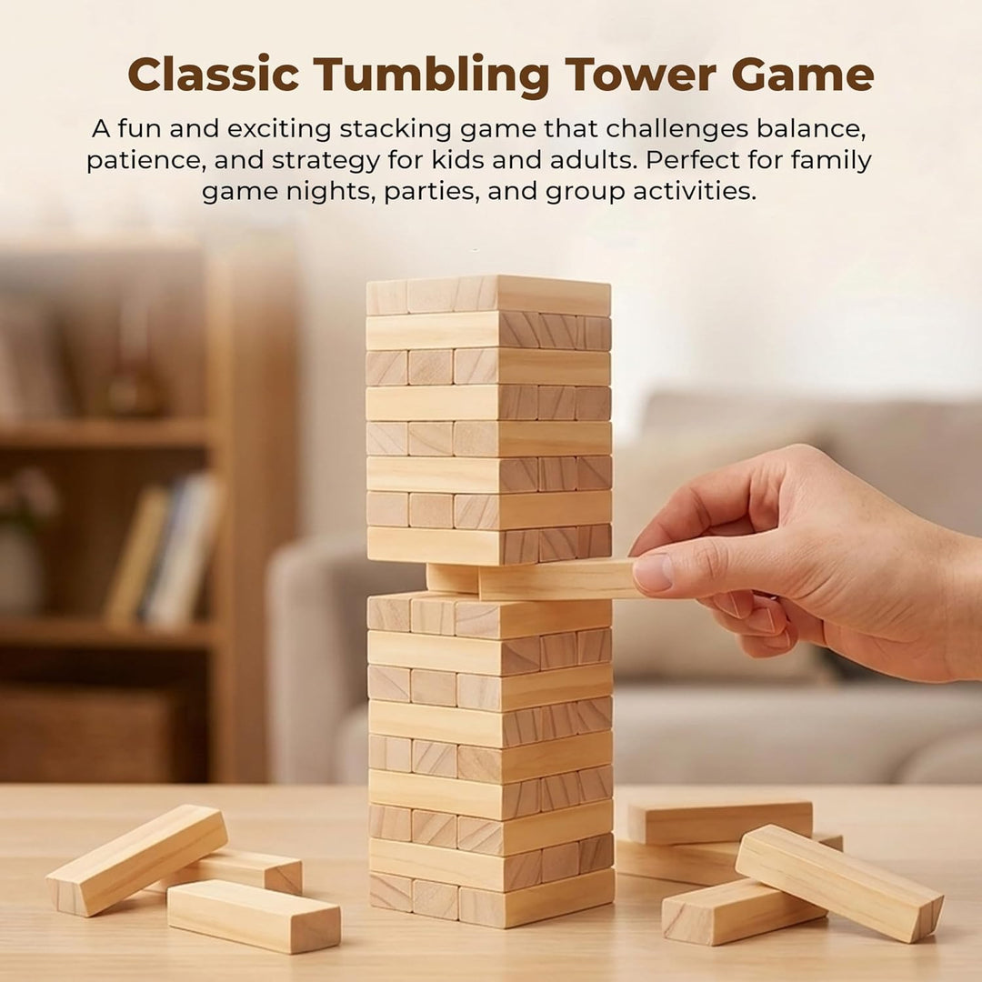 Wudly Wooden Classic Stacking Tower