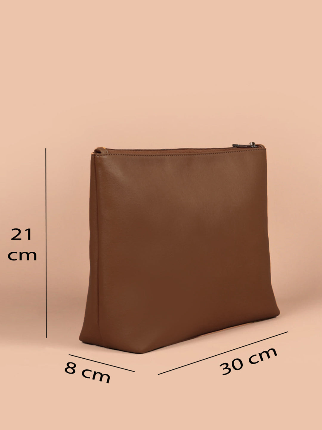 Slindon Medium Vegan Leather Toiletry Pouch