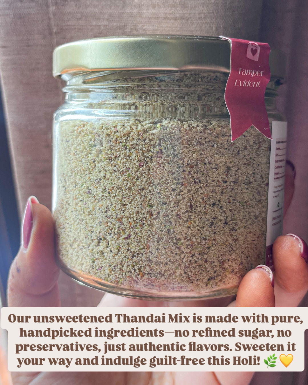 KS Supertreats Homemade Holi Thandai Mix | Unsweetened | 120gms | Holi Special