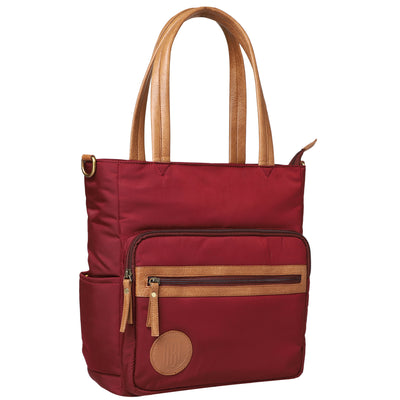 Mona B Women Handbag for Women Tote Bag for Grocery, Shopping, Travel: Arya Wine