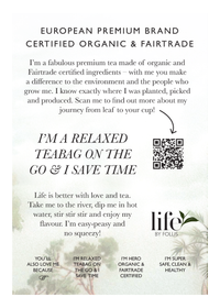Life By Follis Coconut Pineapple Green Tea | Natural Immunity Boosting Organic Tea Leaves | Organic Black Tea - 20 Tea Bags