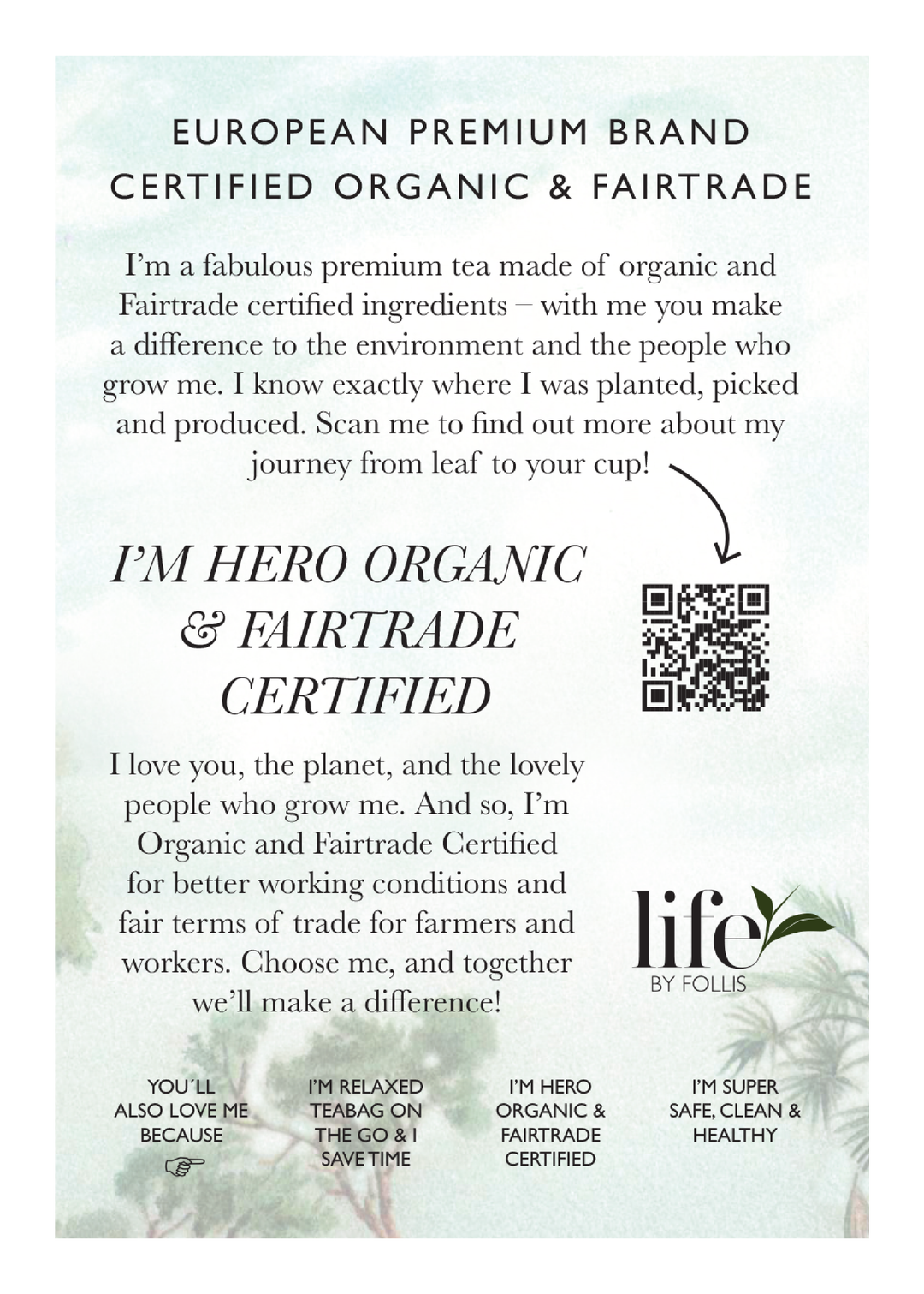 Life By Follis Raspberry Cream Black Tea | Natural Immunity Boosting Organic Tea Leaves | Organic Black Tea - 20 Tea Bags