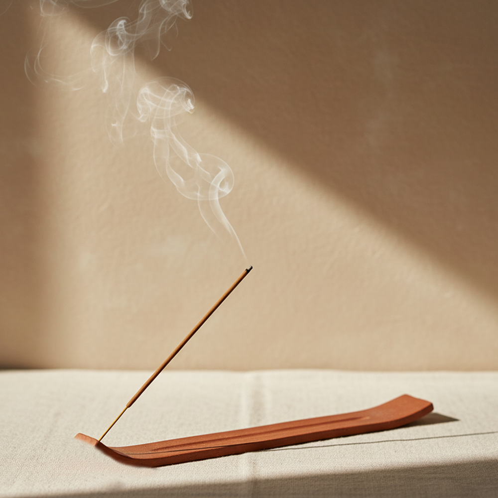 KHEONI Incense Holder Agarbatti Stand (Wooden Slide)