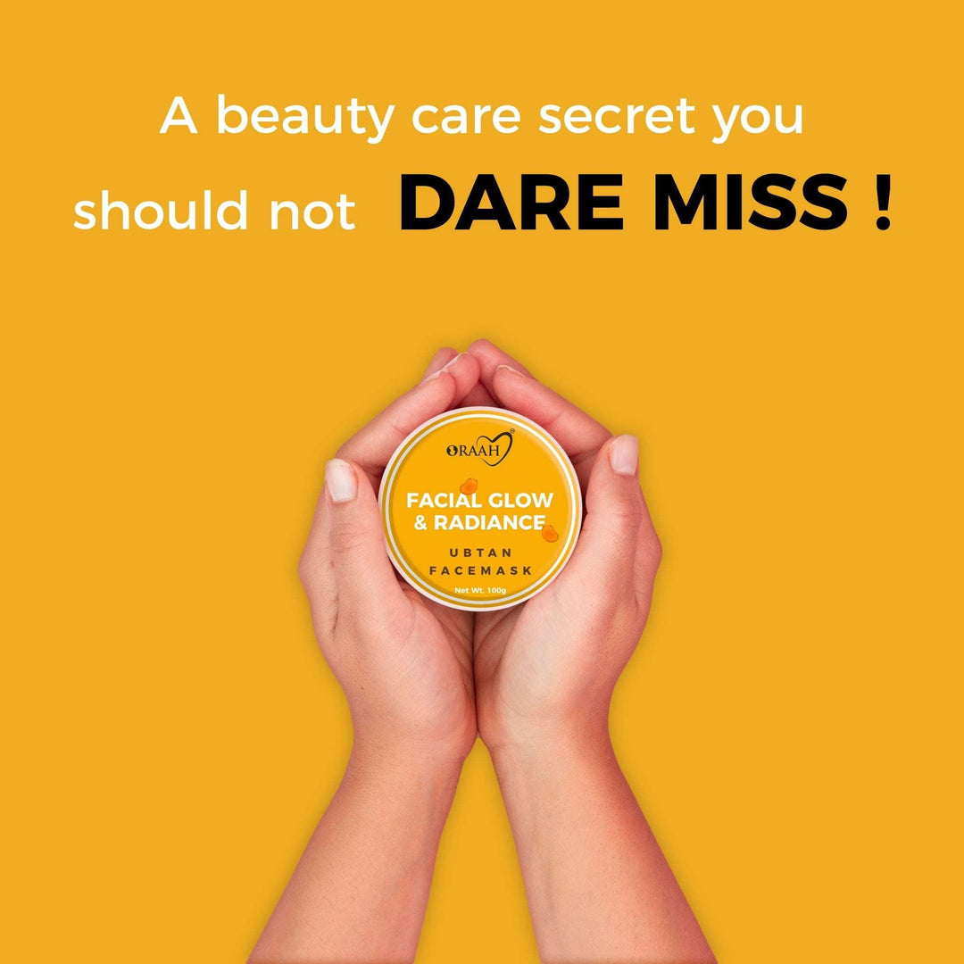Oraah Facial Glow & Radiance Ubtan Face Mask - 100 Grams
