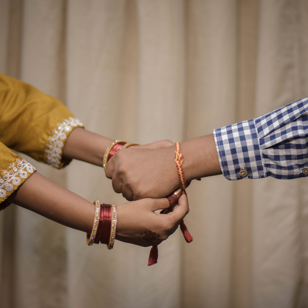 Anant Sutra Plantable Rakhi Sibling Box | Eco-Friendly Rakhi with Tulsi Seeds | Scrapshala