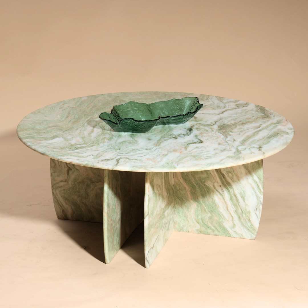 Muun Home Raio Marble Table - Pista
