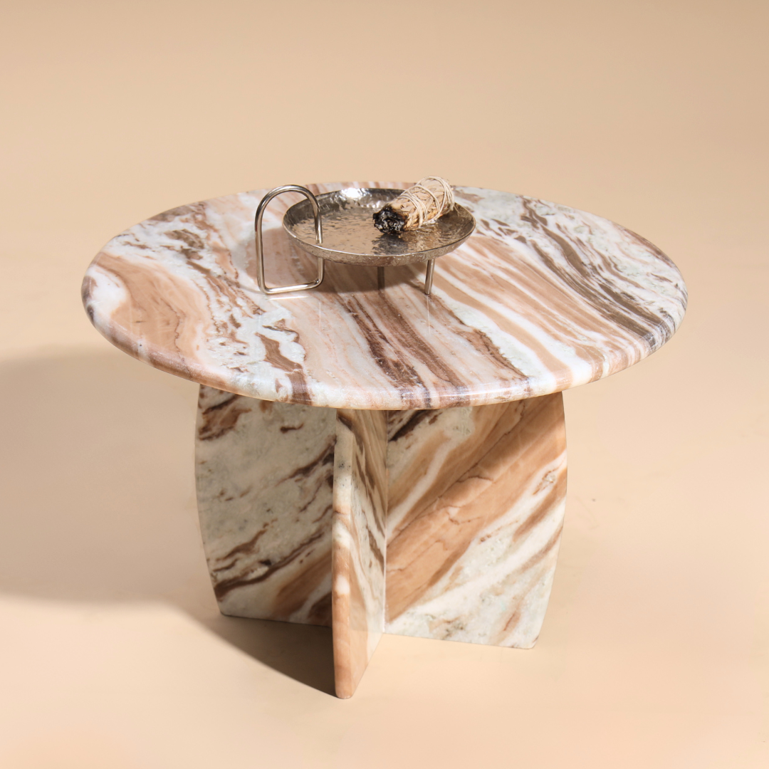 Muun Home Raio Marble Table - Jupiter