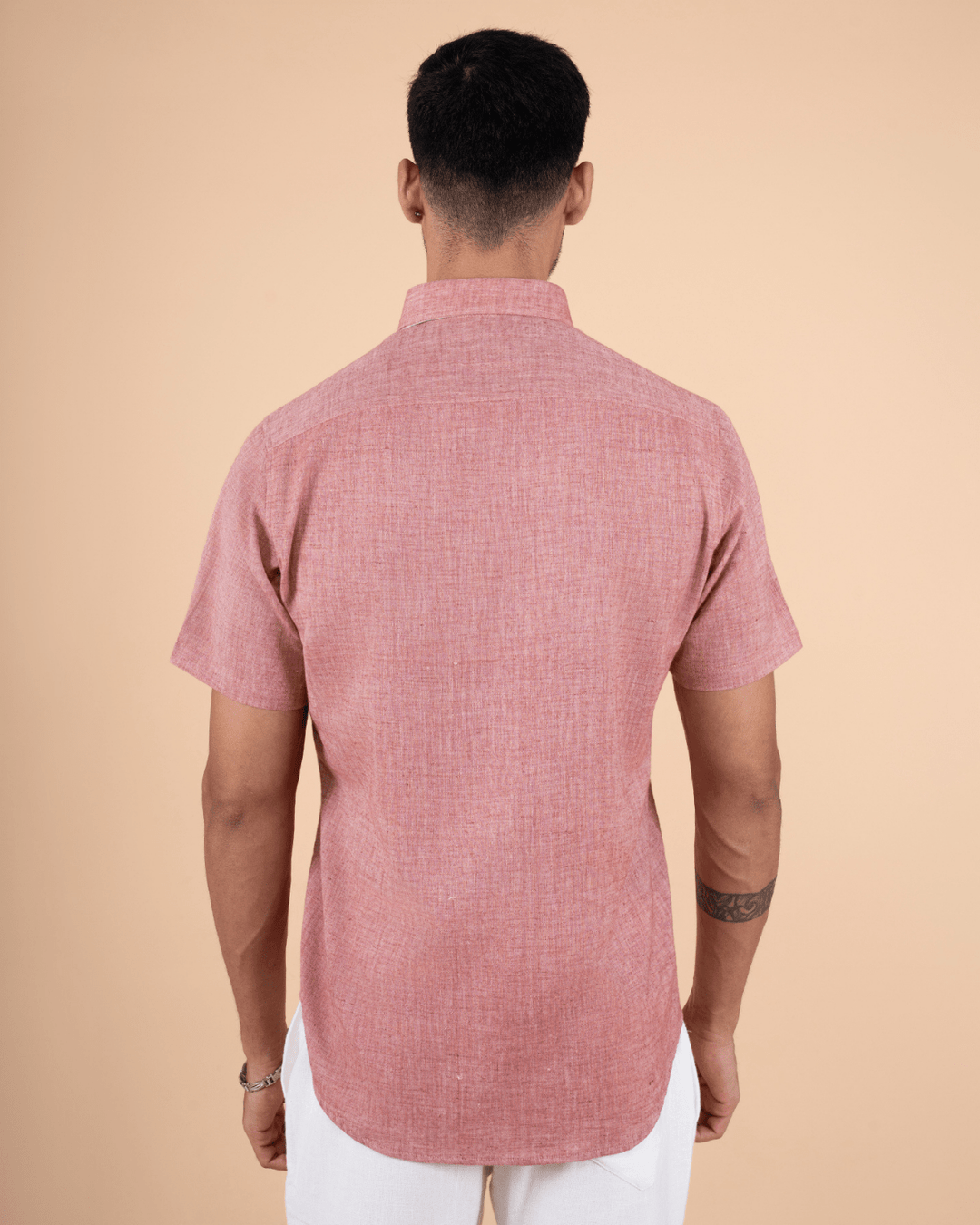 Earth Tone Half Sleeve Men Shirt image