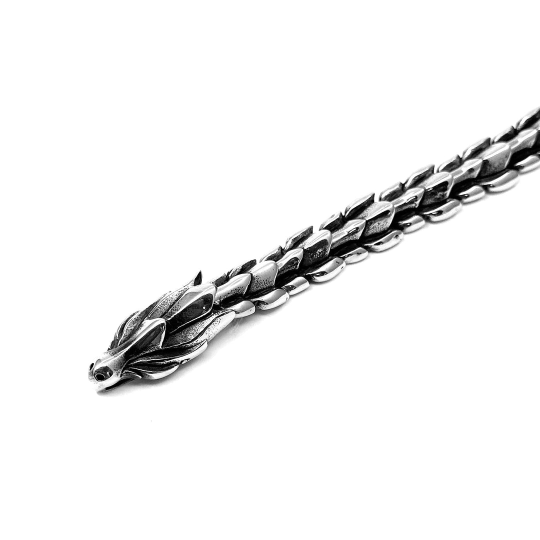 The Falcon chain Bracelet in Oxidized Finish