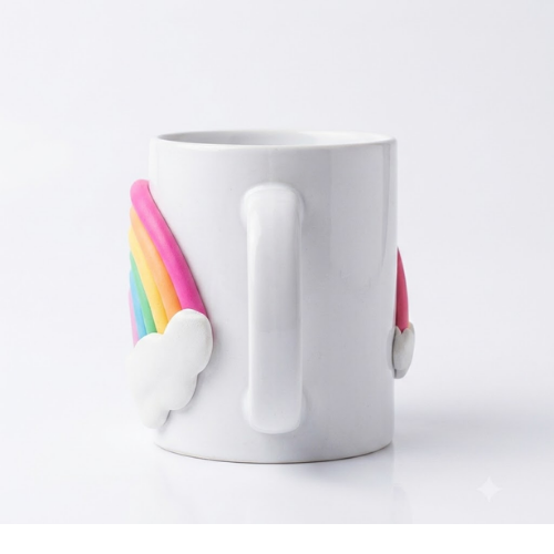 Reve Arc-en-Ciel – 3D Rainbow Ceramic Mug
