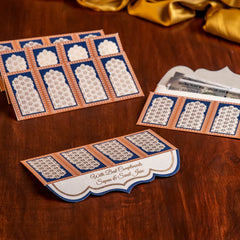 Jharokha Blue Money Envelope - 10 pc