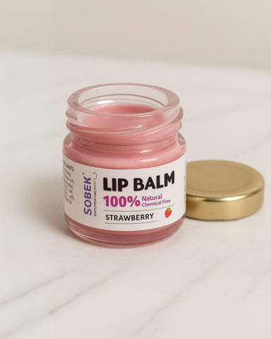 Sobek Naturals Berry Bliss- Strawberry Lip Balm Butter 15 gm
