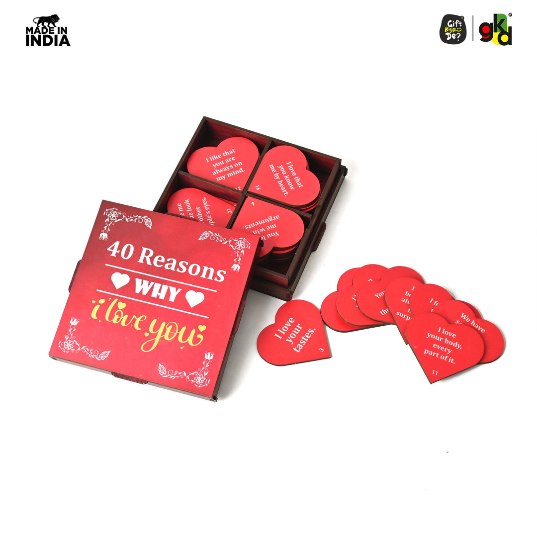 Gift Kya De Surprise Love Box - 40 Reasons Why I Love You | Valentine&