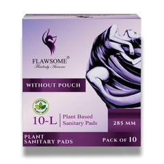 Flawsome Organic Cotton Sanitary Pads – L Size (Pack of 10)