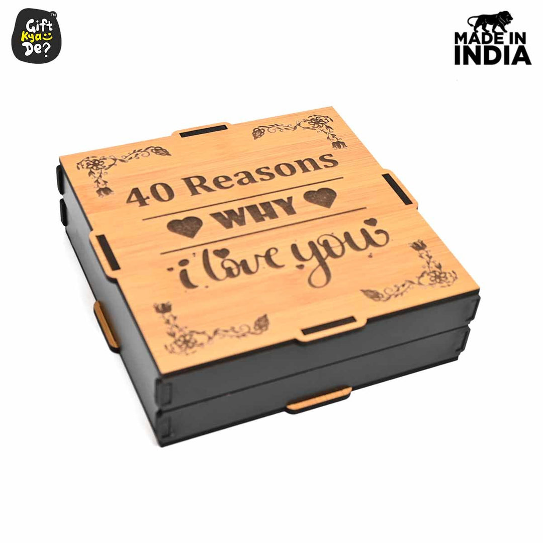 Gift Kya De Surprise Love Box - 40 Reasons Why I Love You | Valentine&